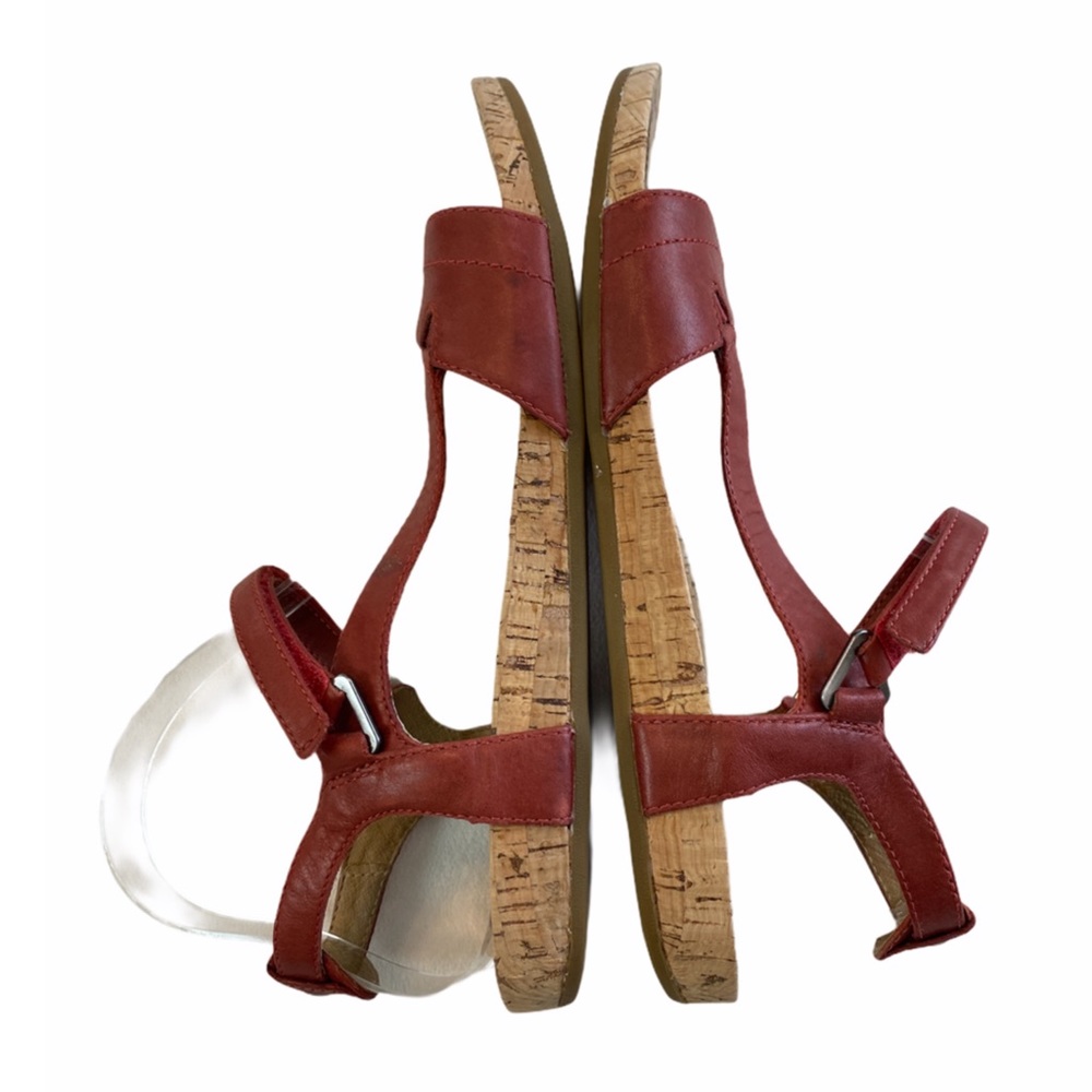Teva Women's Red Cork Footbed Sandals - Picture 5 of 15